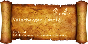Veiszberger László névjegykártya